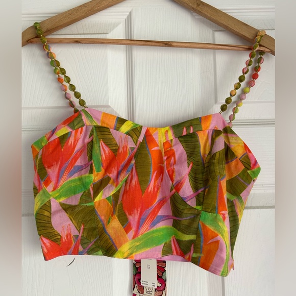 FARM Rio x Anthropologie Structured Crop Top - Picture 5 of 12